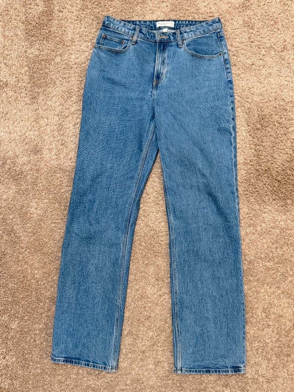 Abercrombie high rise 90s relaxed curve love jeans